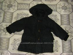 Стильное фирменное шерстяное пальто НМ на 1-2 года