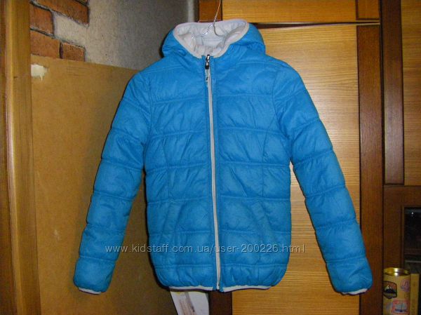 Новая осенне-зимняя куртка унисекс на  8-9 лет, рост 140- 146 