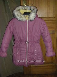 Состояние новой Теплая зимняя куртка-пальто 128-164