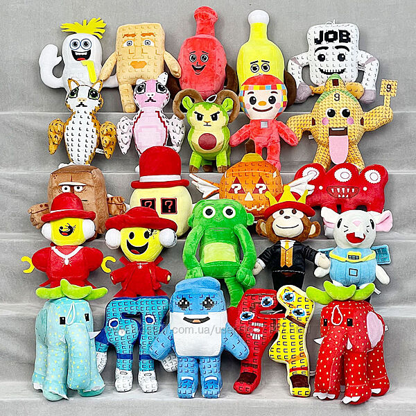 Мягкие Игрушки Укради Брейнрот, Brainrot Animals, Steal Brainrot 