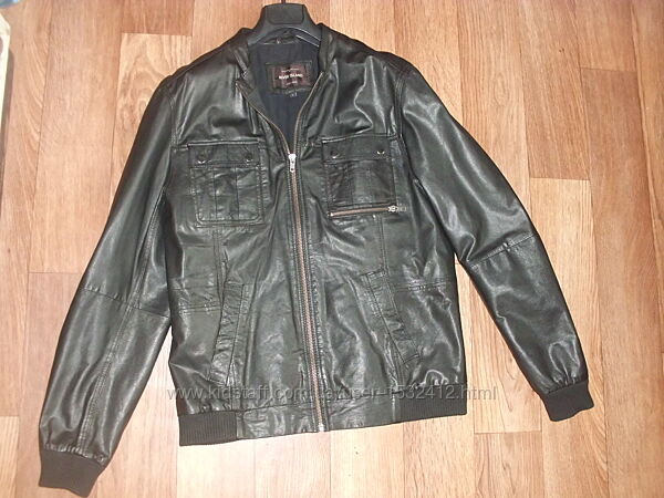 river island кожаная куртка  L/52