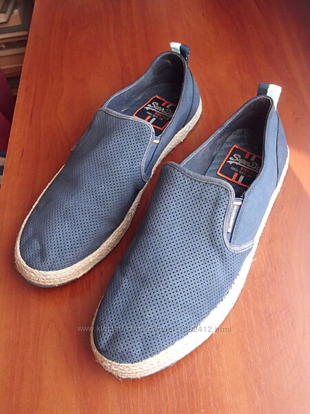  superdry мокасины 28см/43