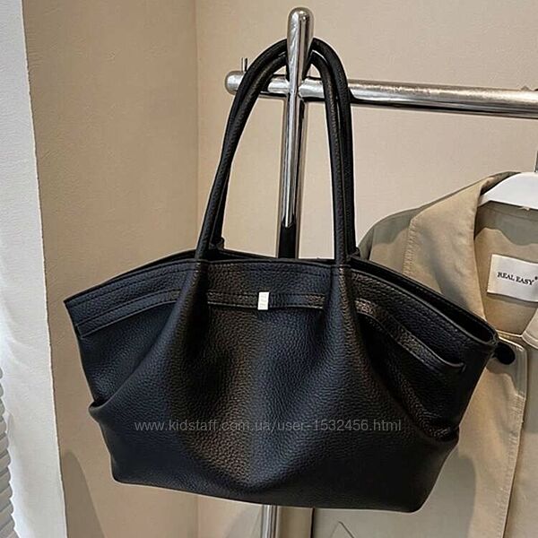 Тренд стильна жіноча сумка гондола преміум якості екошкіра велика тоут