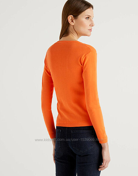 Пуловер , 100 хлопок , размер М , united colors of benetton, Италия