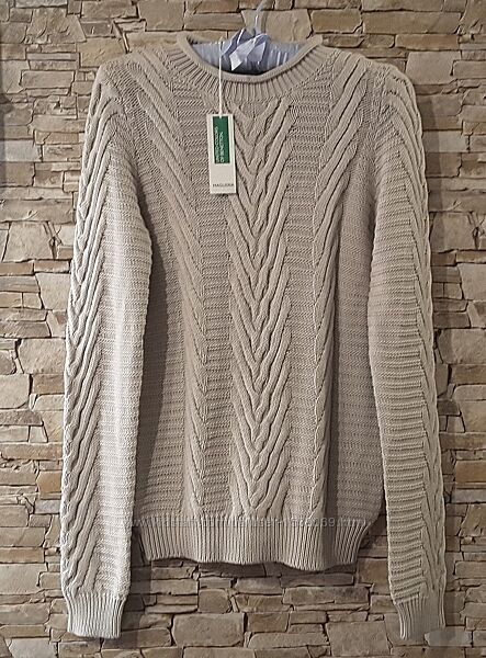 Пуловер, 100 хлопок,  XS, United Colors of Benetton, Италия