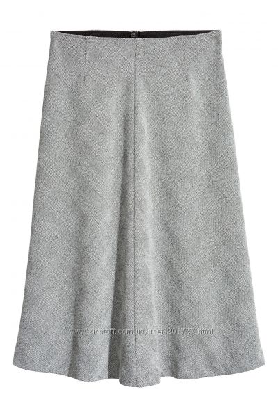 Шикарная юбка женская H&M, размер 44, 12UK , новая, миди