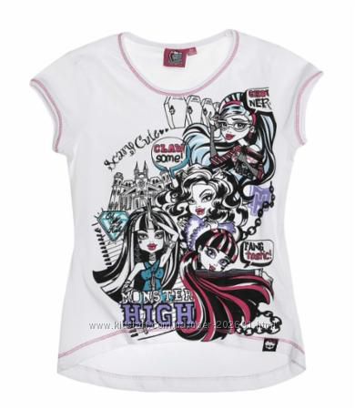 Футболочки Monster High на 10-12 лет, хлопок, Германия, в наличии