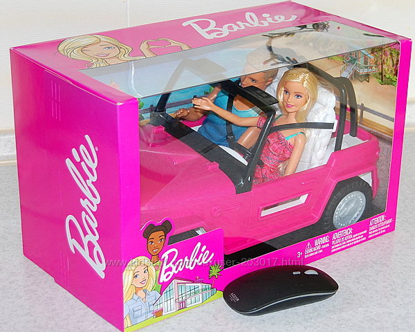 Набор Барби Кен пляжный круиз Barbie Beach Cruiser & Ken Doll Mattel CJD12