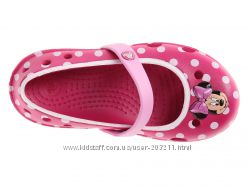 Акция на обувь Crocs Kids Keeley Minnie Flat 29-31 размер, 18. 7-19. 5 см