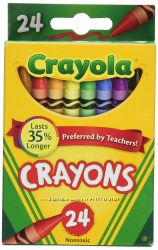 Восковые карандаши Crayola 24 шт. Крайола.
