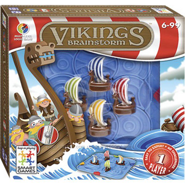 Игра - головоломка Викинги - Поймай волну, Smart Games Vikings 