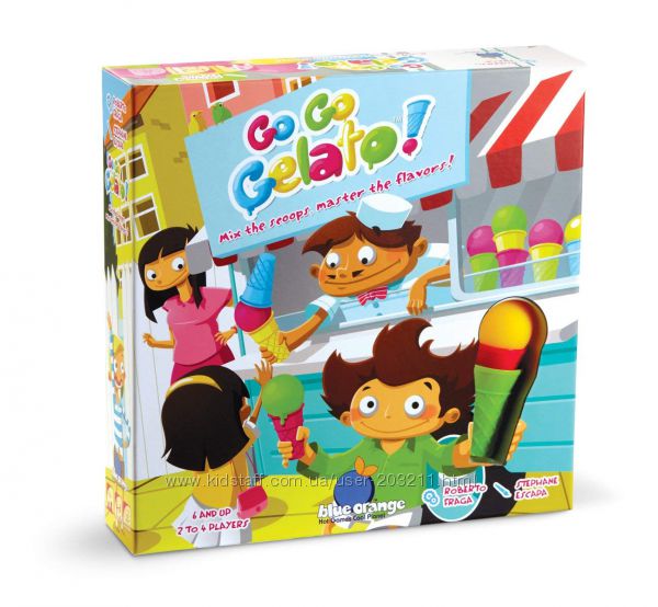 Настольная игра Go Go Gelato Экспресс-мороженое. Оригинал от Blue Orange