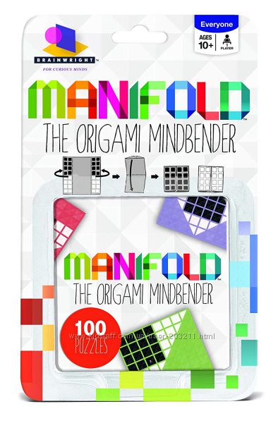 Игра-головоломка Квадригами Brainwright Manifold Origami Mind Bender Puzzle