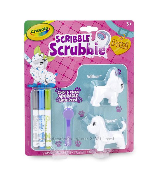  Crayola Scribble Scrubbie Pets раскрашиваемые собачки от Крайола. 