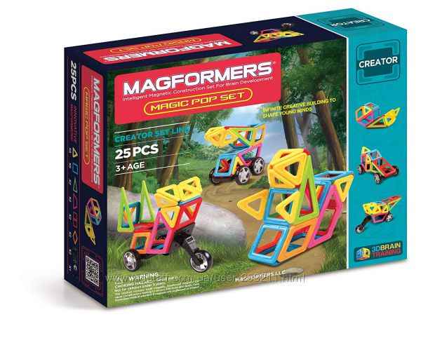 Магнитный конструктор Магический взрыв 25 эл. Magformers Creator Magic Pop