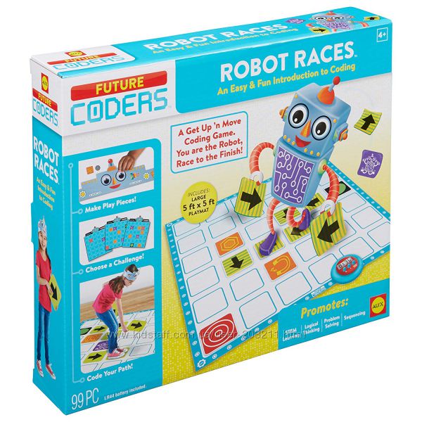 Игра для юных программистов ALEX Toys Future Coders Robot Races