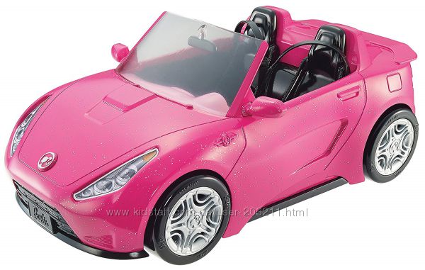 Автомобиль для Барби гламурный розовый кабриолет Barbie Glam Convertible