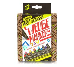 Wedge Markers Маркеры 12 шт Крайола из серии Art with Edge 