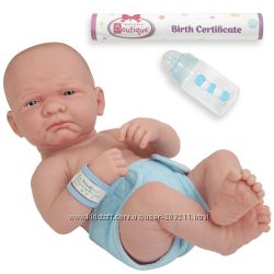 Пупс испанской фирмы JC Toys La Newborn First Day анатомически корректный