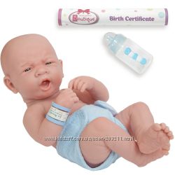 Пупс испанской фирмы JC Toys La Newborn First Yawn анатомически корректный