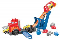 Mega Bloks Fast Tracks Racing Rig. Грузовик-пусковая установка Мега Блокс 