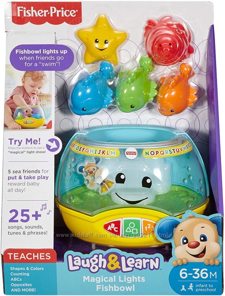 Fisher-Price веселый аквариум Laugh & Learn Magical Lights Fishbowl