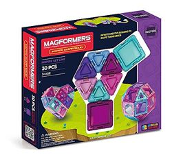 Магнитный конструктор Магформерс 30 деталей Magformers Inspire Clear 