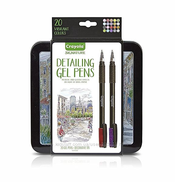 Гелевые ручки Крайола Crayola Signature Detailing Gel Pens