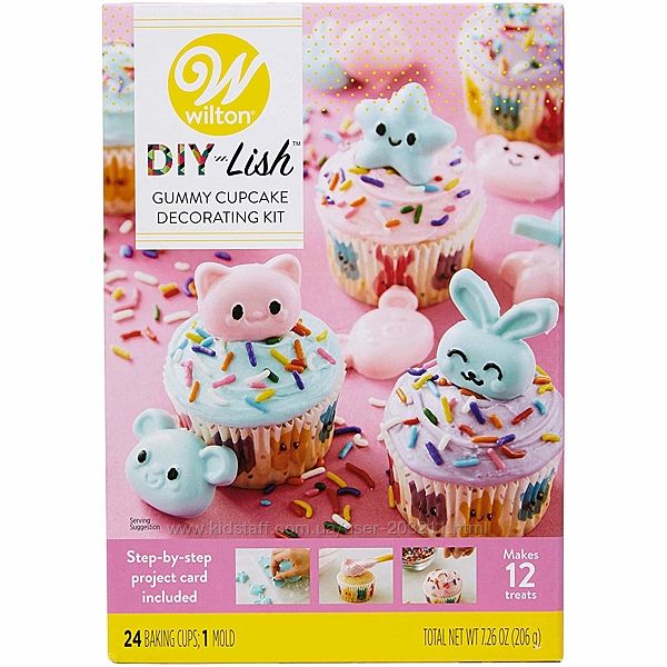 Набор для украшения капкейков Вилтон Wilton DIY-Lish Gummy Cupcake 