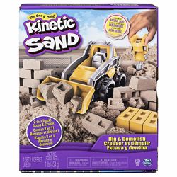 Набор кинетического песка с бульдозером Kinetic Sand, Dig & Demolish Truck