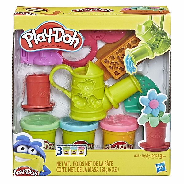 Набор для юного садовника Play-Doh Growin Garden Toy Gardening Tools