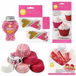 Набор для украшения капкейков Wilton Valentine&acutes Day Glitter Cupcake 