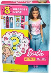 Кукла Барби брюнетка Я могу быть Сюрприз barbie surprise careers with Doll