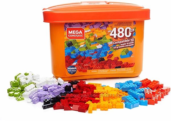 Совместимый с Лего конструктор Mega Construx 480 дет