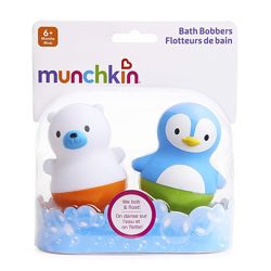 Munchkin игрушки для ванны поплавки Медведь и Пингвин Bath Bobbers от 6 мес