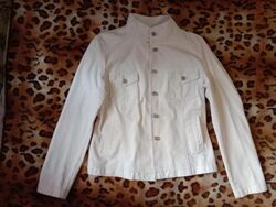 Bogner белая светлая куртка пиджак жакет котоновый высокой 46-48р