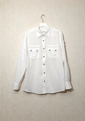 Рубашка мужская белая длинный рукав ворот 38/41 бренд Burton