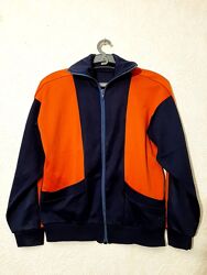 Спортивная трикотажная кофта куртка синяя на молнии для мальчика