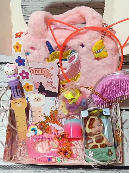 Подарунковий бокс для дівчинки подарунок на 4 5 6 7 8 років