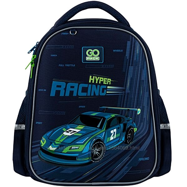 Рюкзак шкільний напівкаркасний GoPack Education Speedway GO25-165S-4