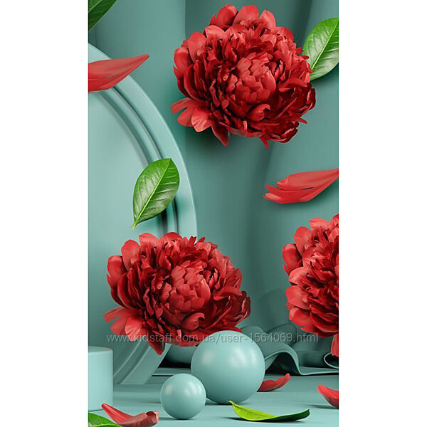 Набір для творчості алмазна картина Чарівність червоного Strateg HEG87032