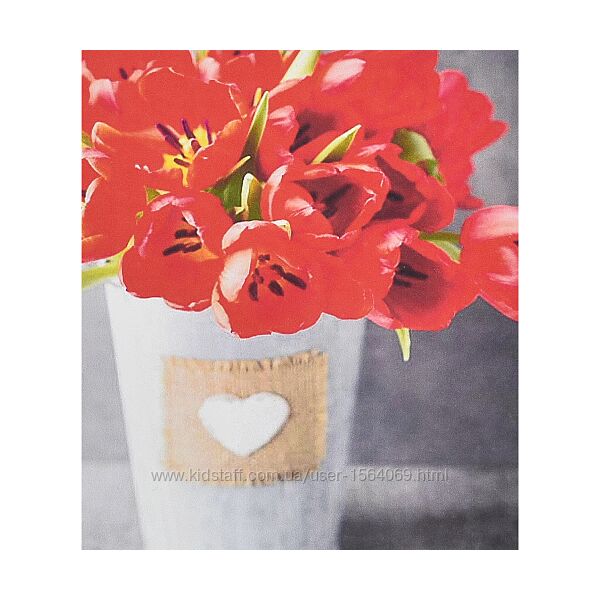 Набір для творчості алмазна картина Червоні тюльпани Strateg HEG87051