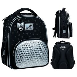 Рюкзак Kite Education каркасний Black&Silver K26-556M-2
