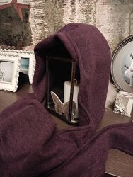 Шапка капюшон шерсть кашемир капор шарф каптур 