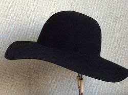 Шляпа черная с мягкими полями Wilsons Leather