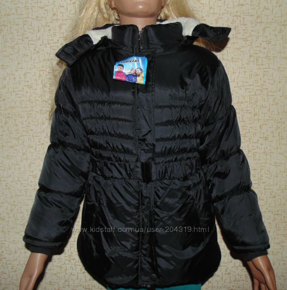 9-10лет. Удлинённая зимняя куртка Ving Wang.
