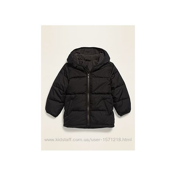 Frost-Free Hooded Puffer теплая куртка Old Navy зима/холодная осень р.5Т