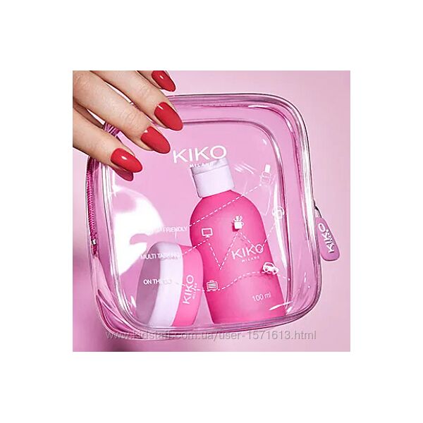 KIKO MILANO Косметичка прозора PINK