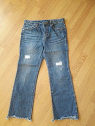 укороченные джинсы 