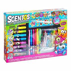Scentos, набор для рисования, мега креатив, маркеры, scentos 